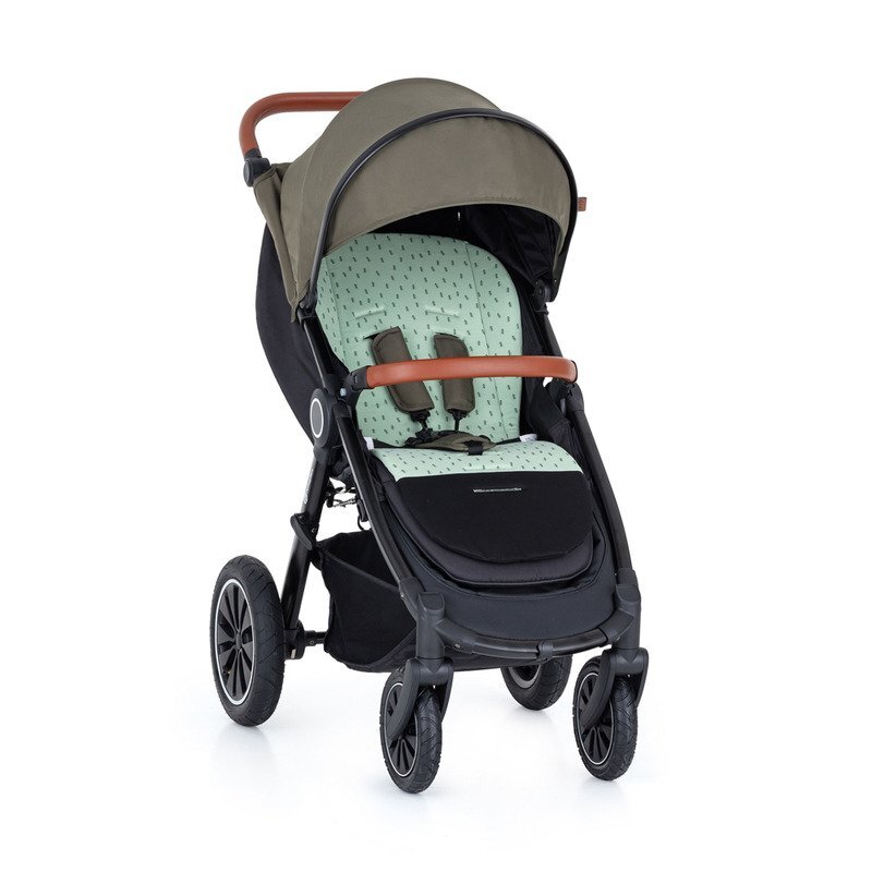 Petite&Mars Salteluta pentru carucior PetiteMars din spuma cu memorie Verde