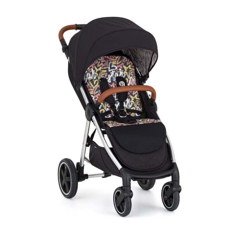 Petite&Mars Salteluta pentru carucior PetiteMars Foamy GriMulticolor reversibila cu doua fete din spuma universala 86x42 cm
