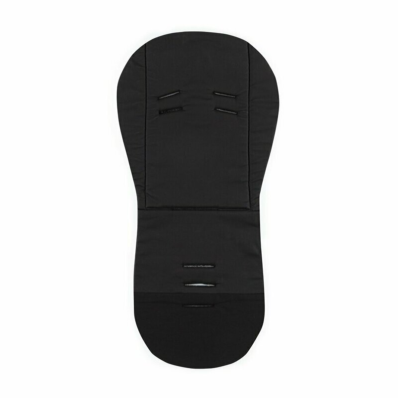 Petite&Mars Salteluta pentru carucior PetiteMars Foamy Negru reversibila din spuma cu memorie universala 86x42 cm design cu meduze