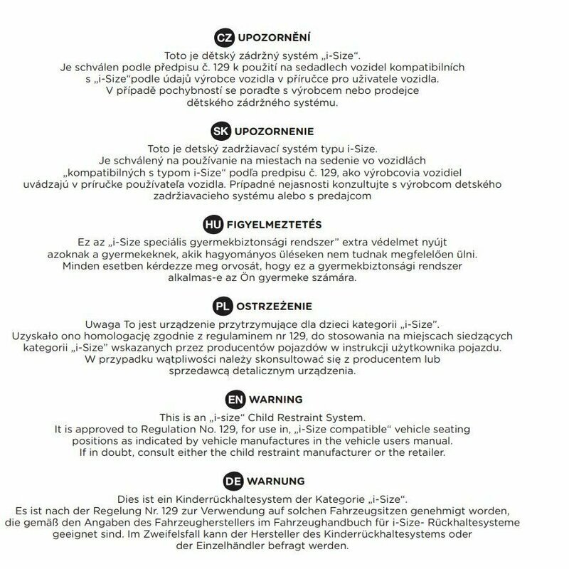 Petite&Mars Scaun auto pentru copii PetiteMars Flex Pro Gri i-Size cu isofix pliabil tetiera reglabila in 8 pozitii 100-150 cm 3-12 ani