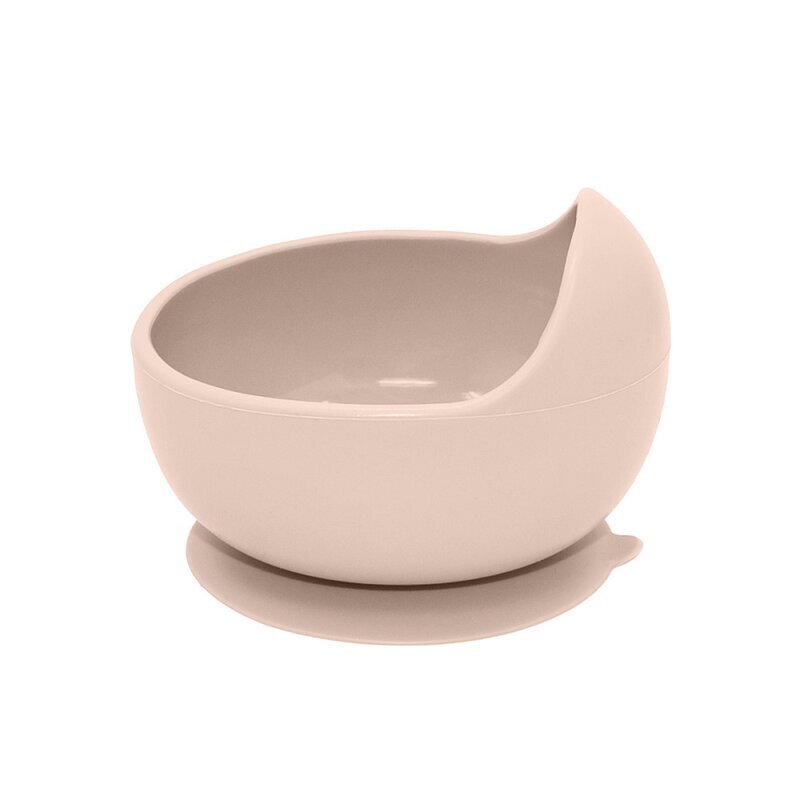 Petite&Mars Set de hranire PetiteMars cu farfurie bol si tacamuri din silicon fara BFA bej