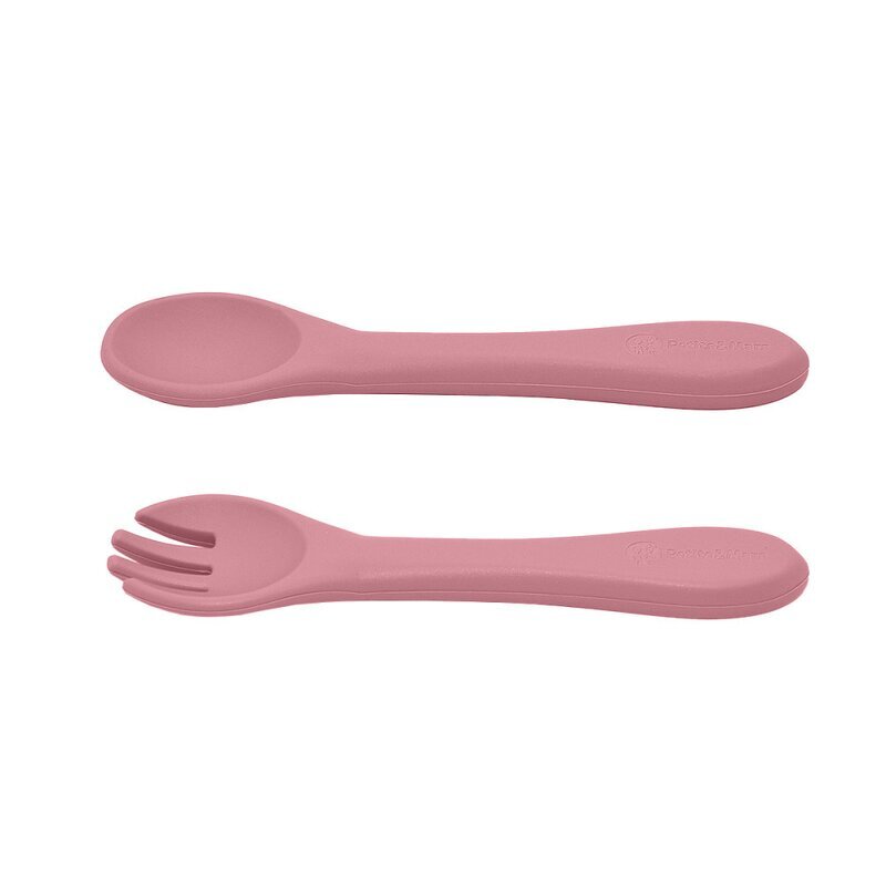 Petite&Mars Set tacamuri din silicon PetiteMars fara BPA TakeMatch 6 luni+ roz