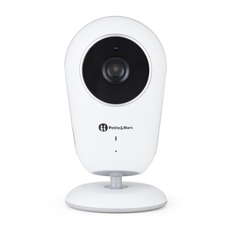 Petite&Mars Video monitor PetiteMars Nano 4.0 Alb ecran HD zoom digital 3x raza de actiune 300m suport pentru pana la 4 camere comunicare bidirectionala
