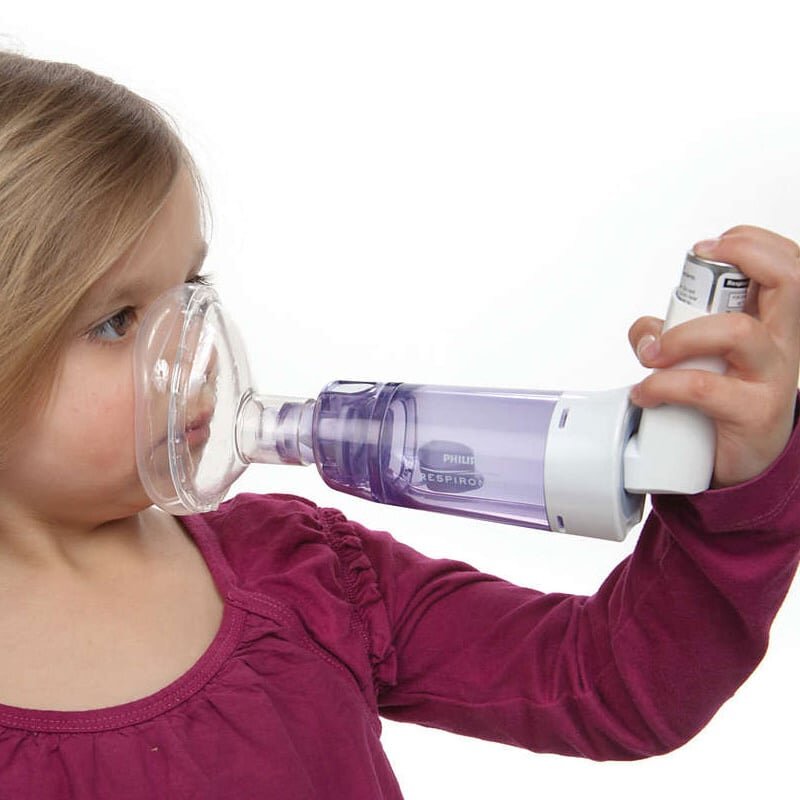 Philips Respironics Camera de inhalare Optichamber Diamond cu masca pentru copii 1 - 5 ani
