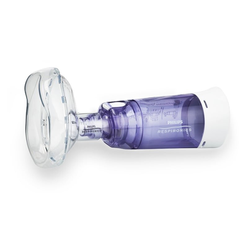 Philips Respironics Camera de inhalare Optichamber Diamond cu masca pentru copii 1 - 5 ani