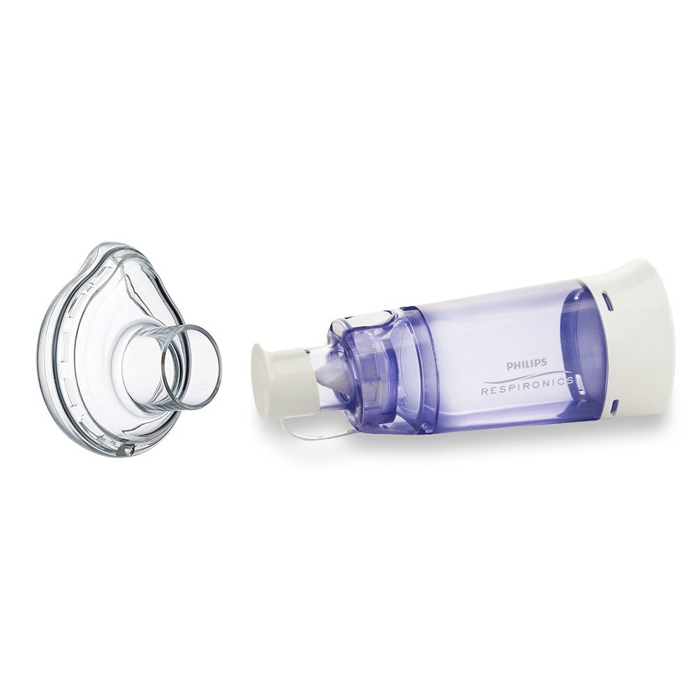 Philips Respironics Set camera de inhalare Optichamber Diamond cu masca S LiteTouch pentru copii 0-18 luni