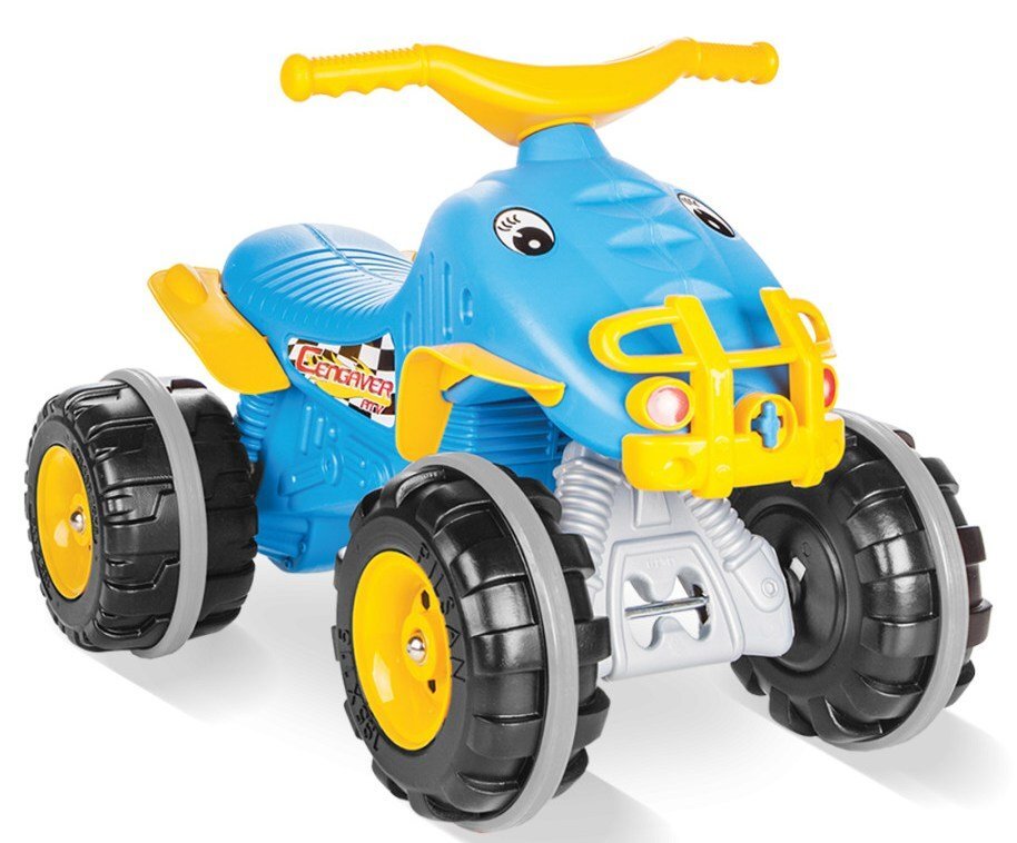 PILSAN ATV pentru copii fara pedale Cengaver Blue de la 3 ani pana la greutatea de 35 kg
