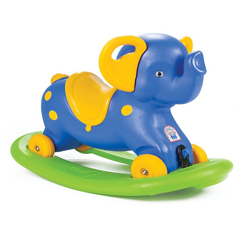 PILSAN Balansoar elefant 2 in 1 cu roti si platforma detasabila Blue