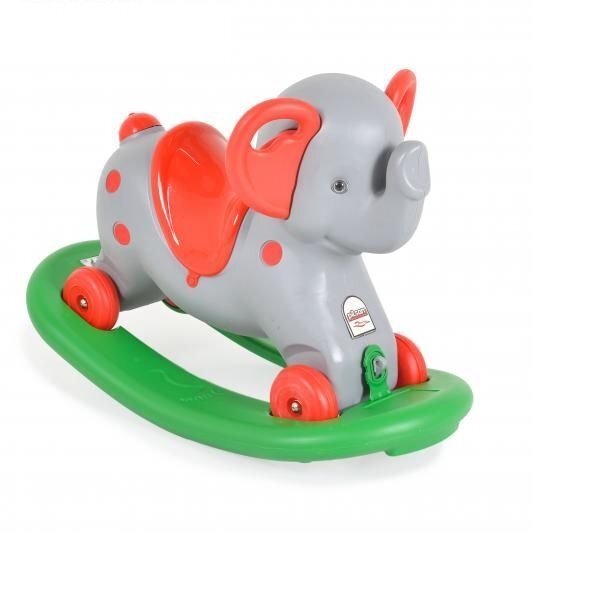 PILSAN Balansoar elefant 2 in 1 cu roti si platforma detasabila Grey