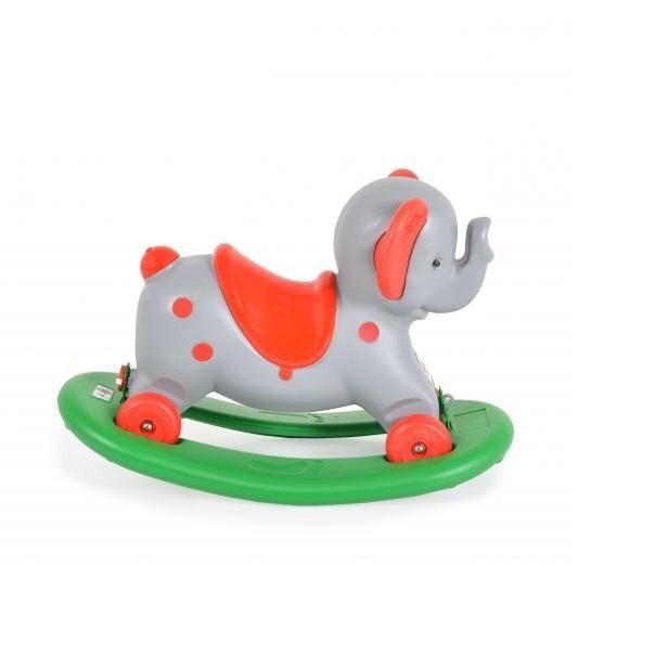 PILSAN Balansoar elefant 2 in 1 cu roti si platforma detasabila Grey
