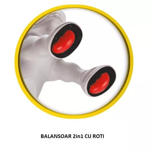 PILSAN Balansoar pentru copii 2in1 Rocking Donkey griverde