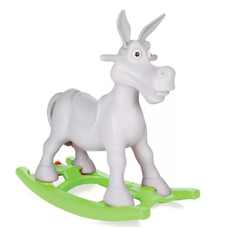 PILSAN Balansoar pentru copii 2in1 Rocking Donkey griverde