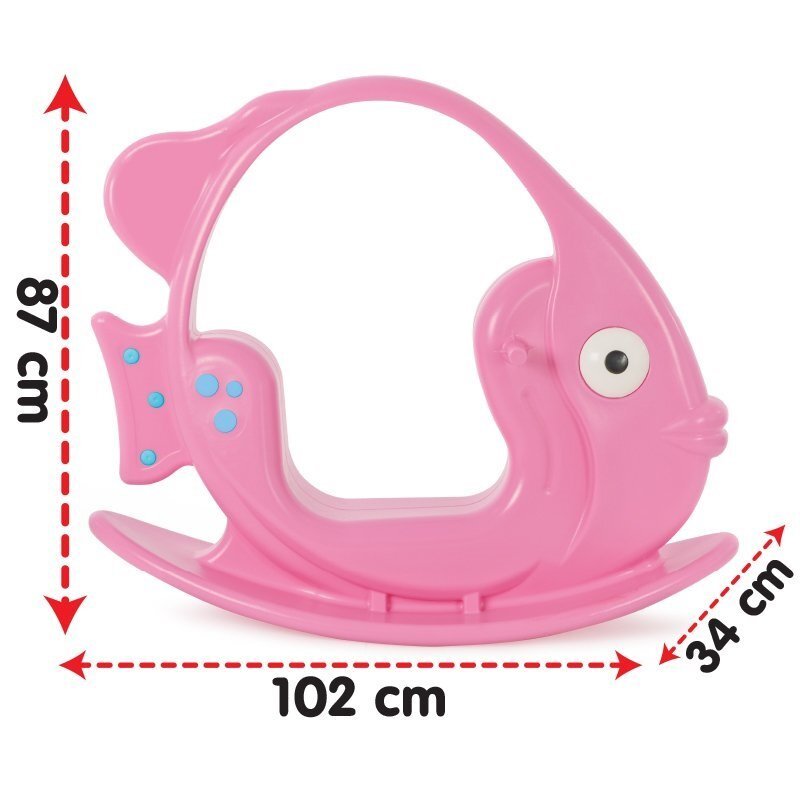 PILSAN Balansoar pentru copii Fish Roz
