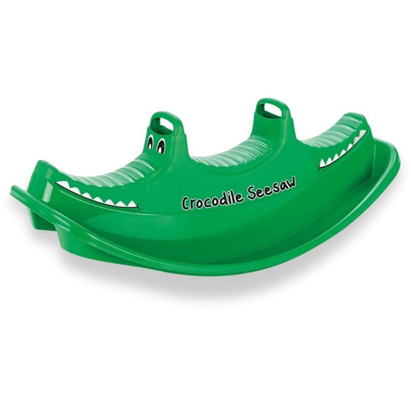 PILSAN Balansoar pentru doi copii Crocodile Seesaw design ergonomic realizat din plastic rezistent