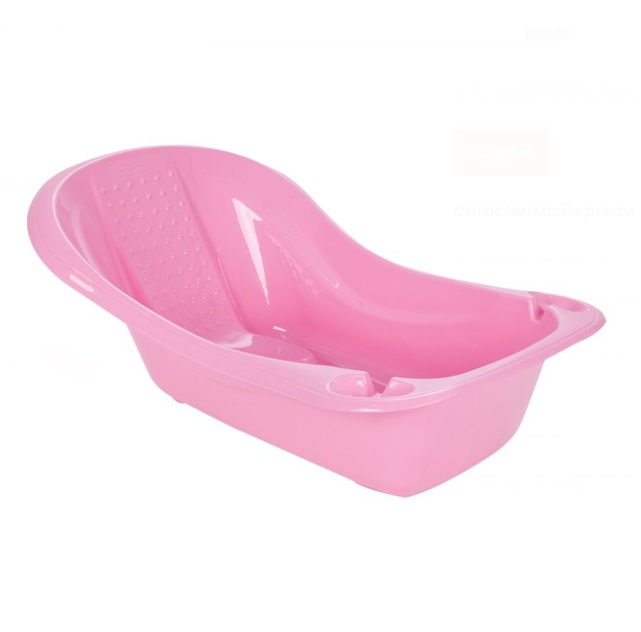 PILSAN Cadita pentru bebelusi cu spatiu pentru sapun Jumbo Pink