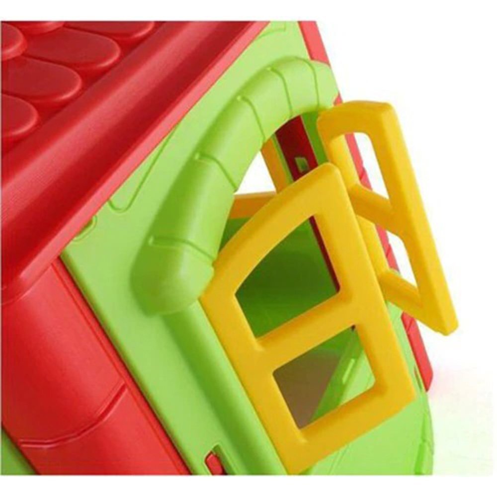 PILSAN Casuta de gradina pentru copii Magic House Green gardulet inclus utilizare interiorexteriorplastic rezistent UVdesign realistusa si ferestre functionale 112 x 172 x 131 cm