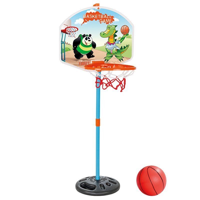 PILSAN Cos de baschet Magic Basketball cu minge inclusa usor de montat si de demontat baza poate fi umpluta cu apa sau nisip dimensiune 42 x 43 x 114.5 cm
