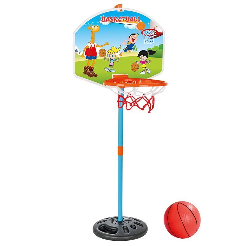 PILSAN Cos de baschet Magic Basketball cu minge inclusa usor de montat si de demontat baza poate fi umpluta cu apa sau nisip dimensiune 42 x 43 x 114.5 cm