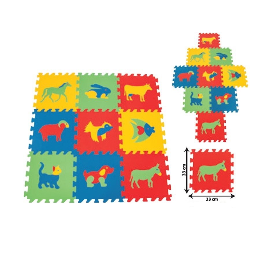 PILSAN Covor puzzle din spuma Animale