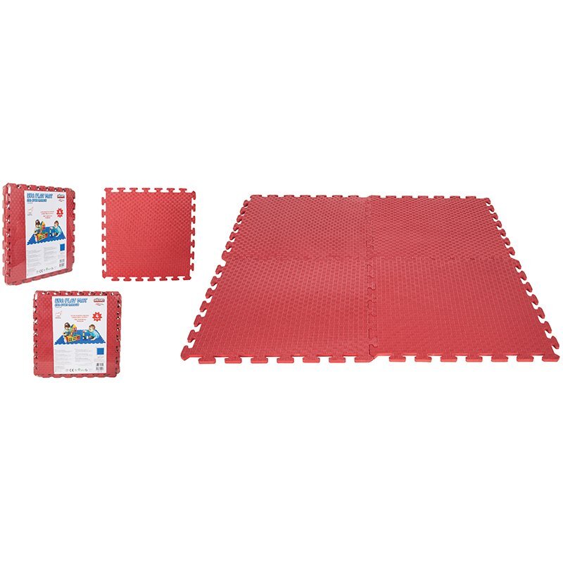 PILSAN Covoras puzzle din spuma EVA Play Mat Rosu