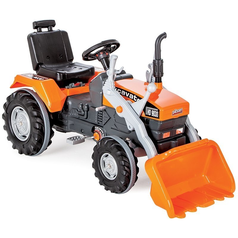 PILSAN Excavator cu pedale cupa si remorca Super Portocaliu