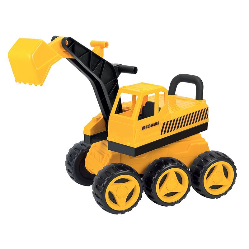 PILSAN Excavator pentru copii Big fara pedale dotat cu cupa mobila si functionala sustine pana la 35 kg