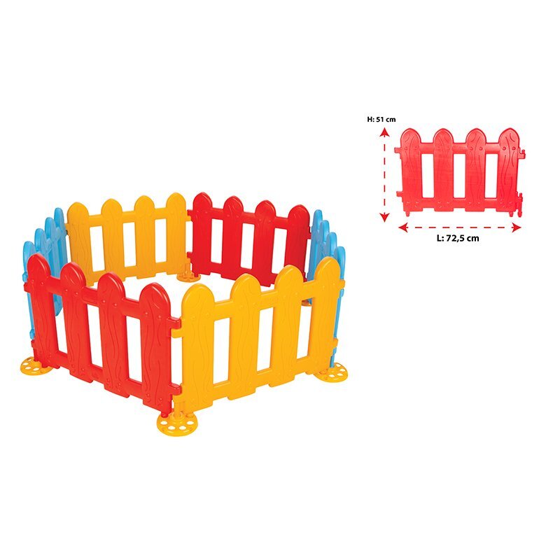 PILSAN Gardulet loc de joaca pentru copii Funny Hedge Multicolor cu 6 elementedimensiune element 72.5x51cmutilizare interiorexterior