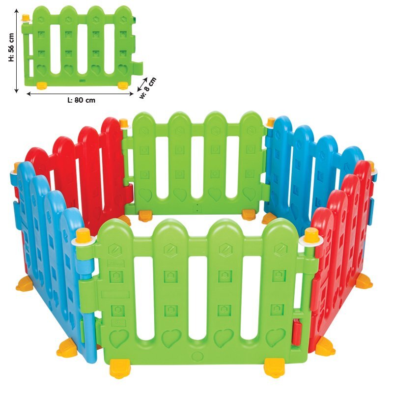PILSAN Gardulet loc de joaca pentru copii Play Area Hedge cu 6 elementeusor de montat
