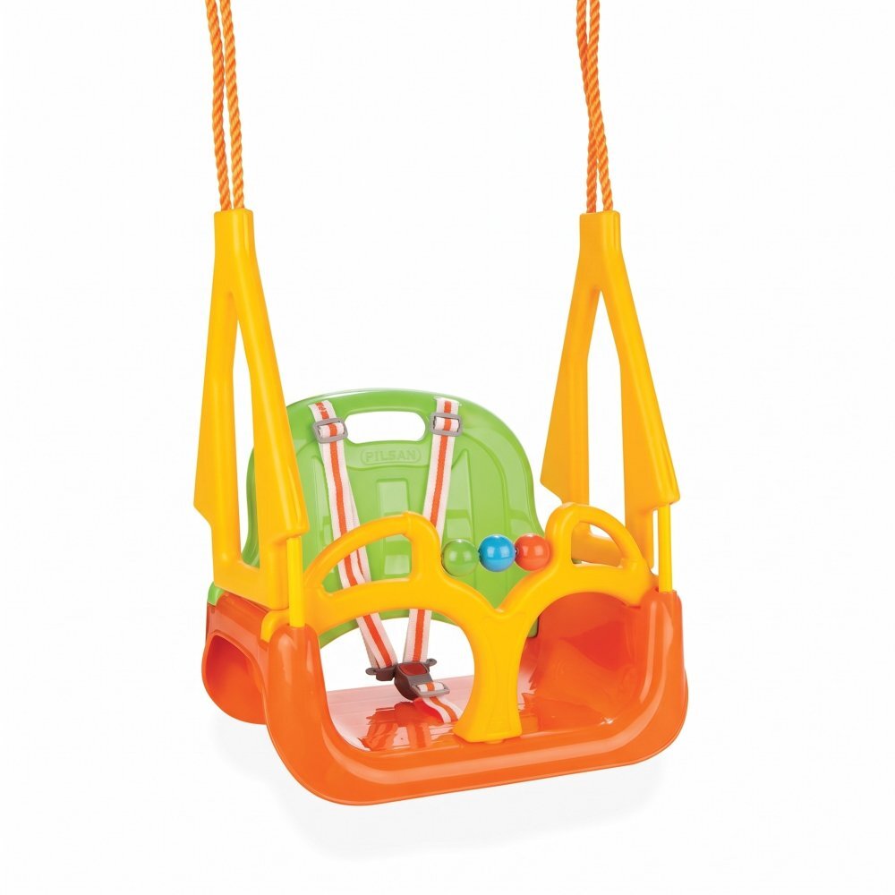 PILSAN Leagan Convertibil 3 variante Samba Orange cu protectie sfori include centura de siguranta bara detasabila franghii reglabile