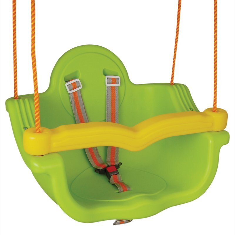 PILSAN Leagan pentru copii Jumbo Swing Green cu centura de siguranta si bara detasabilafranghie reglabilacapacitate maxima incarcare 150 kg