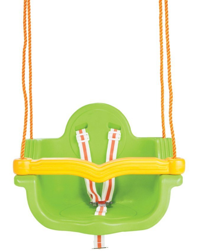 PILSAN Leagan pentru copii Jumbo Swing Green cu centura de siguranta si bara detasabilafranghie reglabilacapacitate maxima incarcare 150 kg