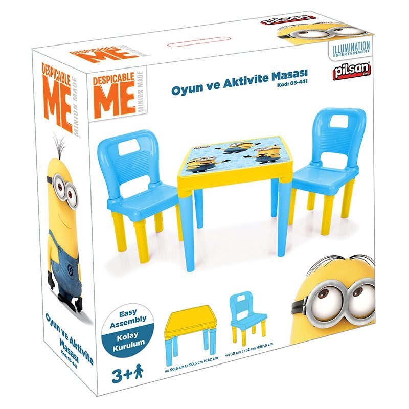 PILSAN Masuta cu doua scaunele Minions