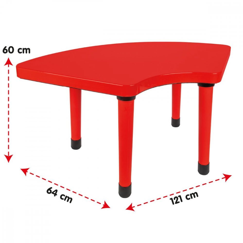 PILSAN Masuta cu inaltime reglabila Happy Table Red