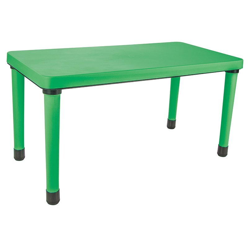 PILSAN Masuta pentru copii interiorexterior Happy Table Verde 120x60cm pentru lectiiactivitaticapacitate 4 copiiplastic rezistentcolturi rotunjitepicioare antiderapanteutilizare acasagradinitecreseafterschool
