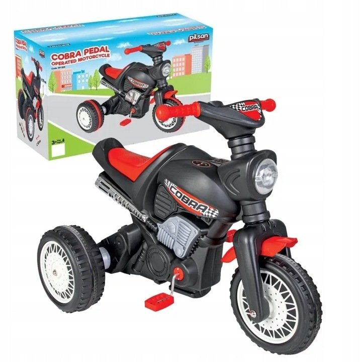 PILSAN Motocicleta cu pedaletransmisie pe lant de la 3 ani pana la 35kg Cobra