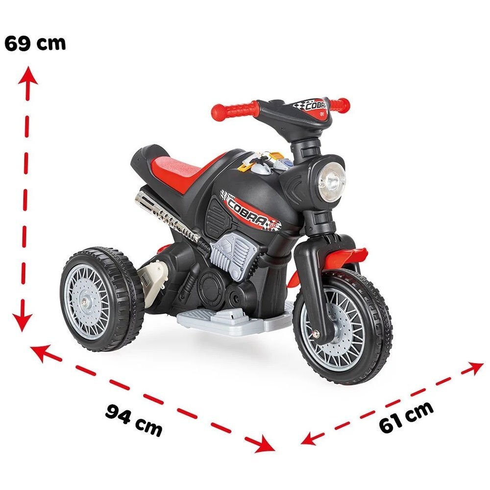 PILSAN Motocicleta electrica pentru copii Cobra cu claxon si lumini