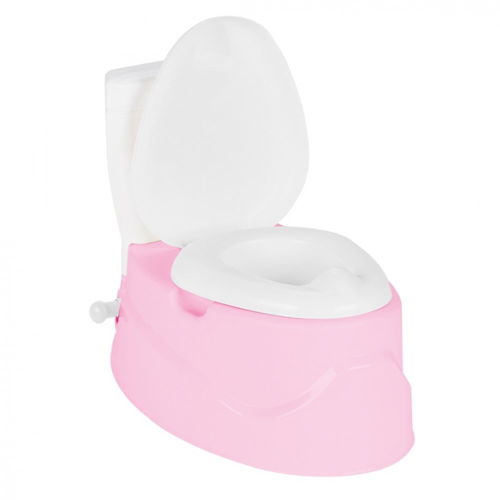 PILSAN Olita educationala pentru copii tip Minitoaleta Talking Pink cu sunetemargini rotunjitevas colectare detasabillumini si suport hartie