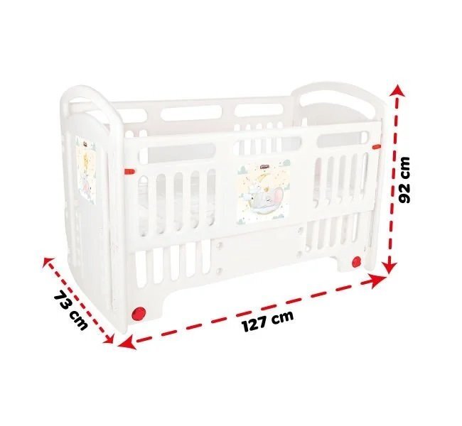PILSAN Patut pentru bebelusi cu laterala detasabila Handy baby Cot