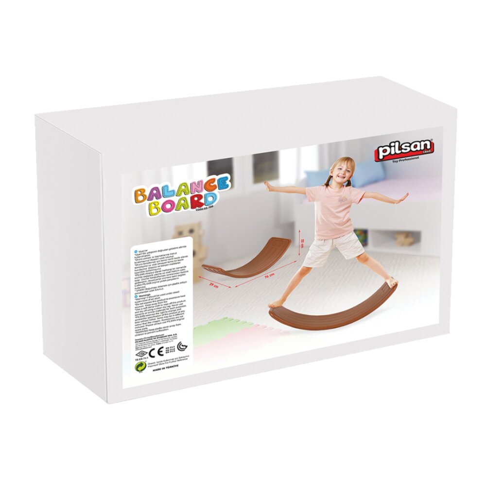 PILSAN Placa de echilibru pentru copii Balance board dezvolta coordonarea si motricitatea 76x29x22 cm