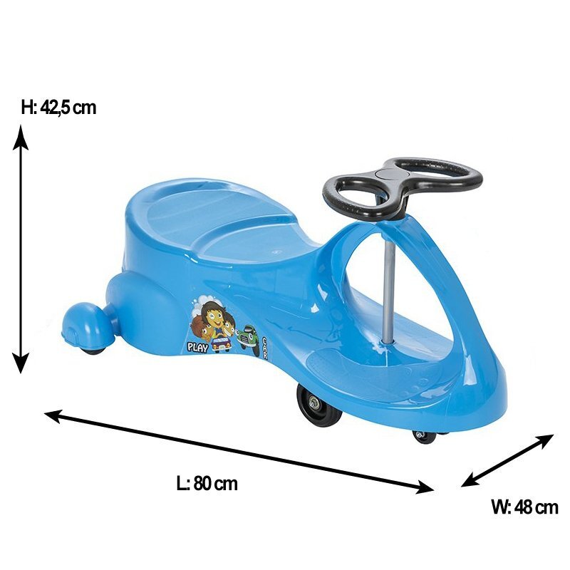PILSAN PlasmaCar fara pedale Play Car Blue usor si portabil greutate maxim suportata 50kg