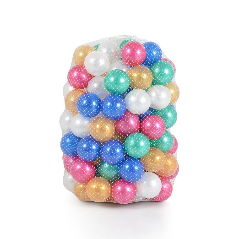 PILSAN Set 100 bile mici de 6 cm Patel Multicolor Sidefpotrivite pentru utilizare spatii de joacapiscina uscatatarc de joaca