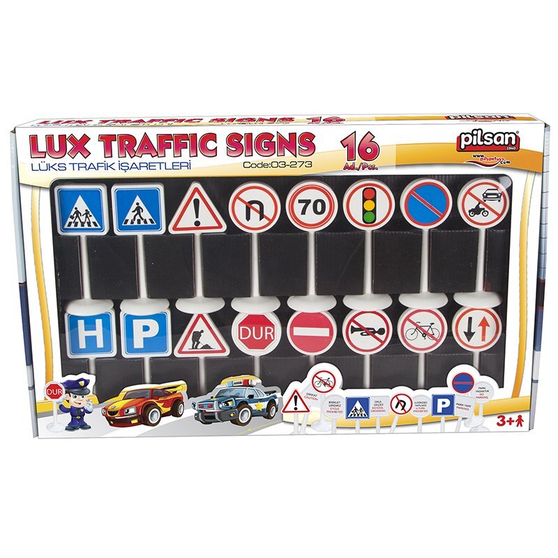 PILSAN Set 16 Semne de circulatie mini
