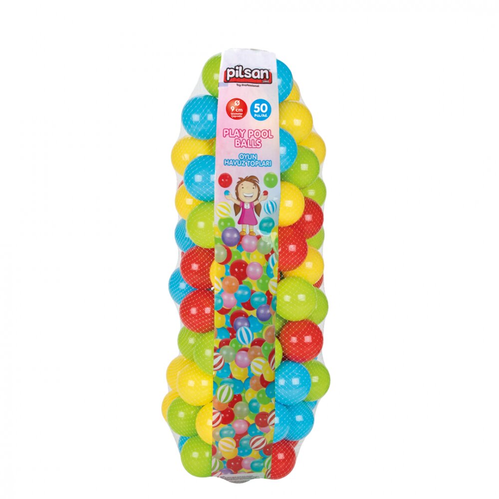 PILSAN Set 50 bile mari 9 cm Play Multicolor