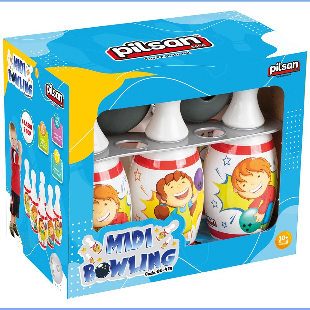 PILSAN Set bowling pentru copii Midi