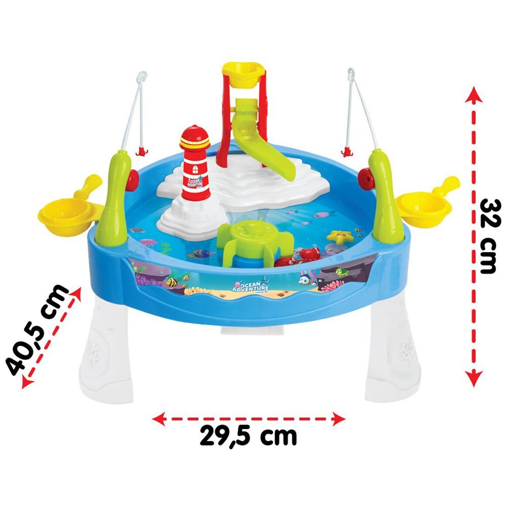 PILSAN Set de joaca masuta cu apa nisip Ocean Adventure 25 piese