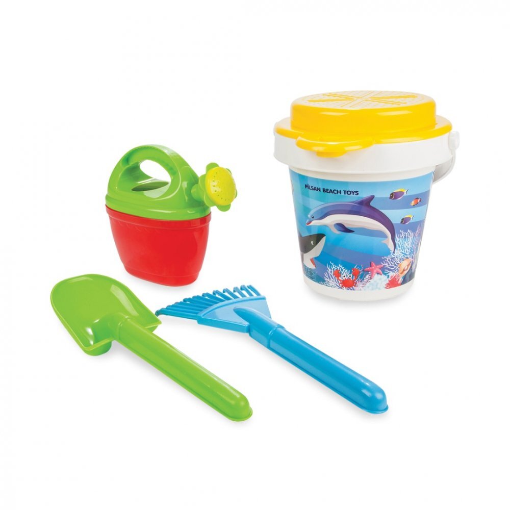 PILSAN Set galetusa si forme pentru nisip Super sand Bucket
