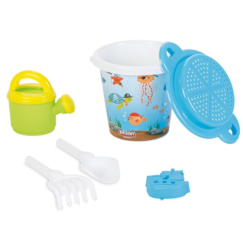 PILSAN Set galetusa si forme pentru nisip Super sand Bucket