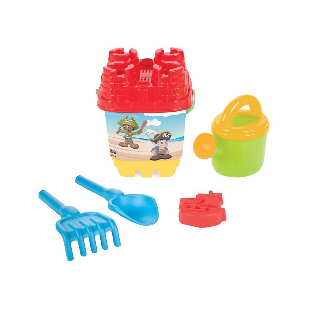 PILSAN Set galetusa si forme pentru nisip Sweety Castle Bucket