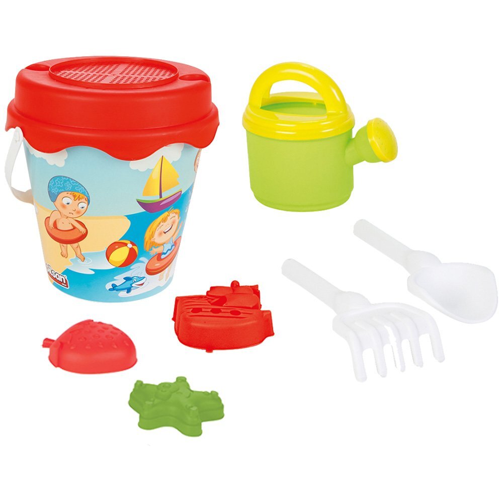 PILSAN Set jucarii pentru nisip Sweety Bucket cu 8 piese