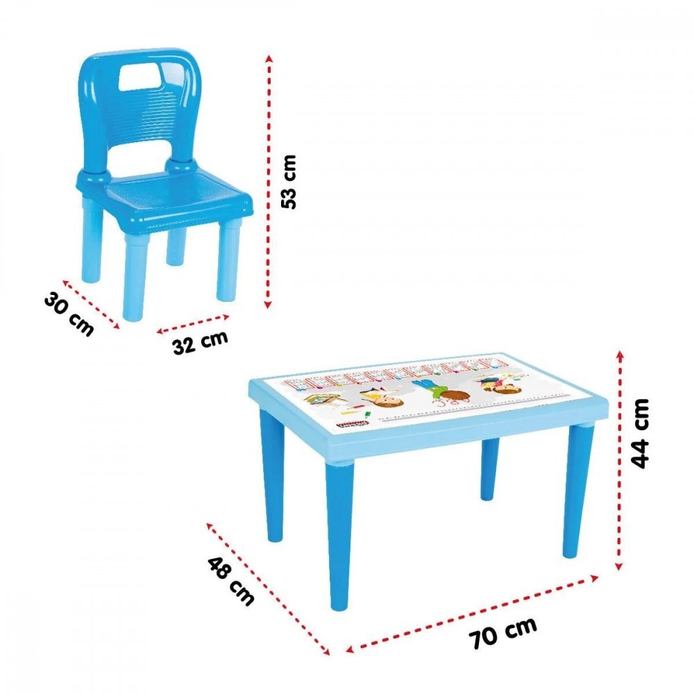 PILSAN Set Masuta moderna si scaunel cu spatar Modern Study Roz pentru studiuactivitatirealizat din plastic rezistentusor de montatutilizare interiorexteriorgradinitecreseafterschoolsarcina maxima 50kg